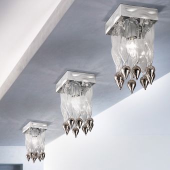 Patrizia Volpato / Semi-Flush Mounts / Alaska Handcrafted Murano Glass