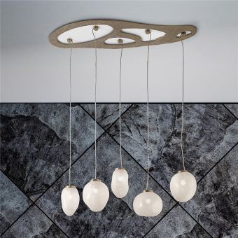 Patrizia Volpato / Pendants & Suspension Lights / Stone Handcrafted Murano Glass 7804-S