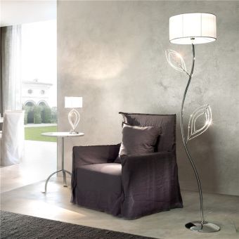Patrizia Volpato / Floor Lamps / Girasole Swarovski Crystal 24 Karat Gold