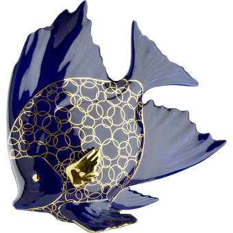 Le Porcellane / Animal Sculptures / Bolly Angel Fish / Animali 7030/by
