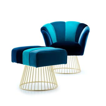 Badari / Chairs with arms / Flower Armchair Alessandro Enriquez PL-FL-AE-VL