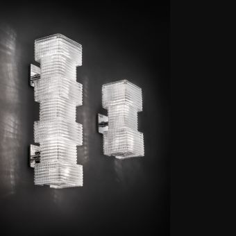 Glass & Glass Murano / Wall Sconces / Overlap 2 ART. 1365/A