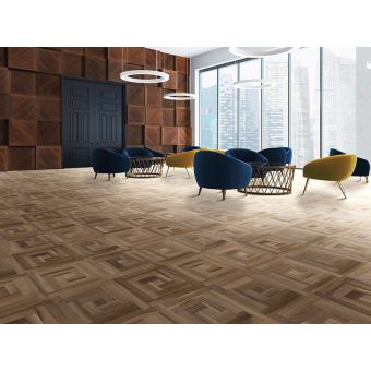 Berti / Kvadratisk rymd marqueteri / Pattern floor Serego