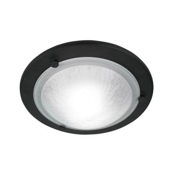 Elstead Lighting / Ceiling Lights / Berwick 1Light Flush - Black
