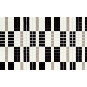 Bisazza / Mosaico - Decorations / Alternance Noir & Blanc (Modern)