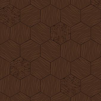 Bisazza / Wood - Decorations / Central Cuoio