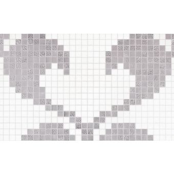 Bisazza / Mosaico - Decorations / Hearts Oro Bianco (Modern)