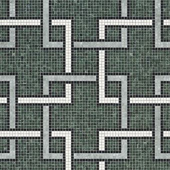 Bisazza / Marmosaico - Decorations / Magenta Verde