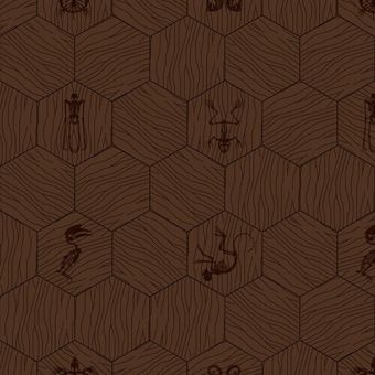 Bisazza / Wood - Decorations / New Gingham Cuoio