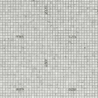 Bisazza / Marmosaico - Decorations / Palestro Bianco Platino