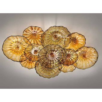Glass & Glass Murano / Semi-Flush Mounts / Habitat Creative 1 ART. 170/P