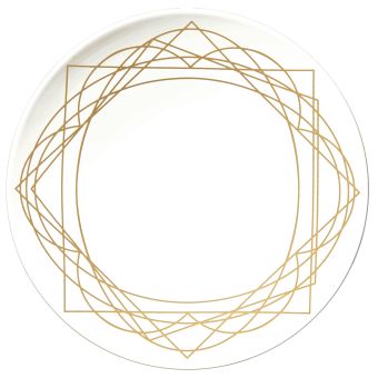 Le Porcellane / Plates & Bowls Tabletop / Baroqeat Gold 5883