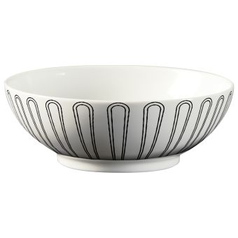 Le Porcellane / Plates & Bowls Tabletop / Baroqeat Black 5881