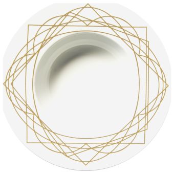 Le Porcellane / Plates & Bowls Tabletop / Baroqeat Gold 5857