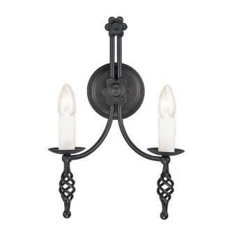 Elstead Lighting / Wall Lights / Belfry 2 Black