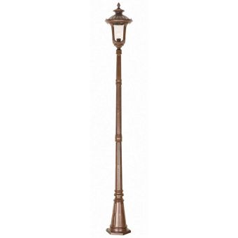 Elstead Lighting / Outdoor Lighting / Chicago 1 Light Medium Lamp Post - Rusty Bronze Patina