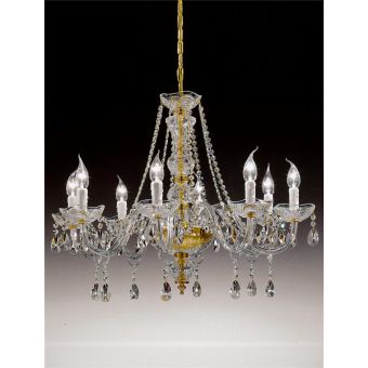 Italian Luxury Lighting / Chandeliers / Elegance Crystal 8 Lights D1304 008