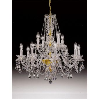 Italian Luxury Lighting / Chandeliers / Elegance Crystal 12 Lights D1306 012