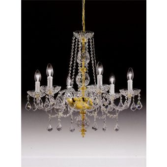 Italian Luxury Lighting / Chandeliers / Elegance Crystal 6 Lights D1315 006
