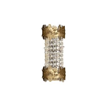 Mechini / Table Lamps / Wrought Iron with Clear Bohemian Crystal F292/2