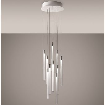 Fabbian / LED taklampor / Multispot Tooby F32 10 spots