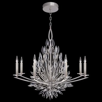 Fine Art Handcrafted Lighting / Chandeliers / Lily Buds 41″ Round 881240 