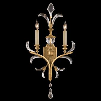Fine Art Handcrafted Lighting / Wall Sconces / Beveled Arcs 32″ 704850 760750