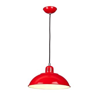 Elstead Lighting / Pendant Lights / Franklin 1 Red