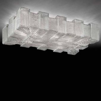 Glass & Glass Murano / Semi-Flush Mounts / Overlap 2 ART. 1315/P