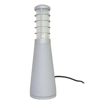 Elstead Lighting / Outdoor Lighting / Beta Aluminium 4-Ring Bollard - Matt Silver