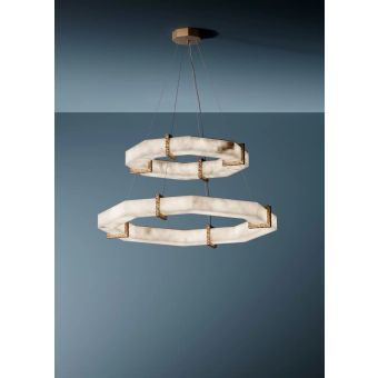 Alabastro Italiano / Pendants & Suspension Lights / Hephaestus Double