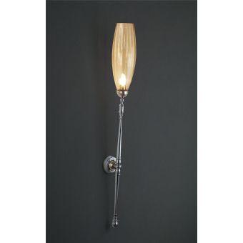 Officina Ciani / Vägglampor / Iron with Amber Glass HL1043WA-1