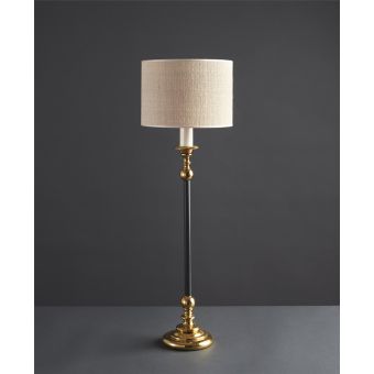 Officina Ciani / Bordslampor / Iron and Brass with Lampshade HL1124TA-1 Hl1124ta