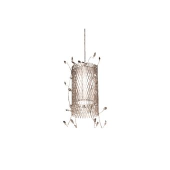 Mechini / Chandeliers / Clear Bohemian Crystal and Lamp Shades L-Grid/1