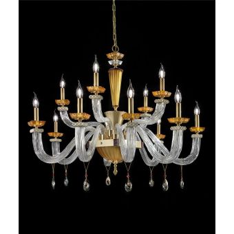 Euroluce Lampadari / Chandeliers / Museum L8+4+4 Amber