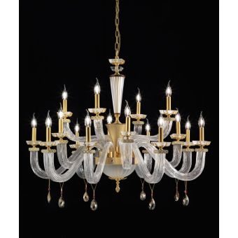 Euroluce Lampadari / Chandeliers / Museum L8+4+4 Transparent