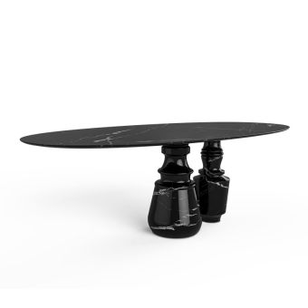 Boca do Lobo / Dining Tables / Pietra Oval Nero Marquina