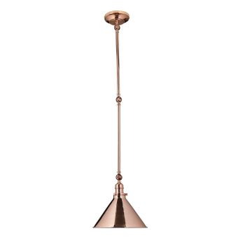Elstead Lighting / / Provence 1 Light Wall Light/Pendant - Polished Copper