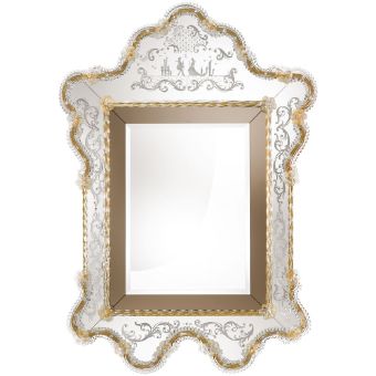 Arte Veneziana / Wall Mirrors / Rondò Venetian Style MVX-AVA-004-0169S