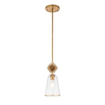Elstead Lighting / Pendant Lights / Staring Distressed Gold