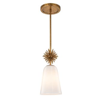 Elstead Lighting / Pendant Lights / Staring 1 lt Distressed Gold