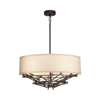 Elstead Lighting / Pendant Lights / Taiko 4 Old Bronze