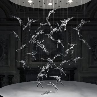 Terzani / Pendel LED-lampa / Angel falls