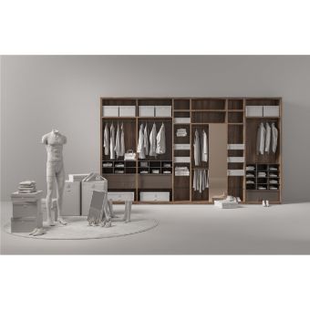 Tumidei / Wardrobe Systems / Open Walk-in Closet