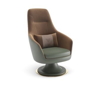 Vismara Design / Armchairs / Swivel Armchair Ygritte