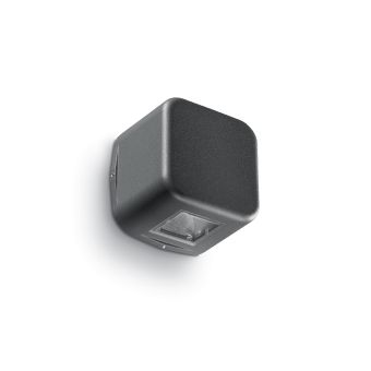 Moretti Luce / Utomhusvägglampor / Aluminium Modern LED / LumiBox Parete Biemissione 6W