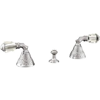 Bronces Mestre / Bidet Fittings / Three holes bidet set with Swarovski crystal 059622.A00.50
