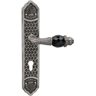Bronces Mestre / Door Handles / Clasica with Swarovski black crystal and euro 85mm 0A3141.N85.71