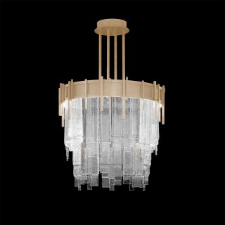 Fine Art Handcrafted Lighting / Pendants & Suspension Lights / Arpeggio 20.5″W Round Pendant