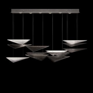 Fine Art Handcrafted Lighting / Pendants & Suspension Lights / Volo 58″W Rectangular Pendant